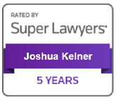 Rated by Super Lawyers | Joshua Kelner | 5 Years